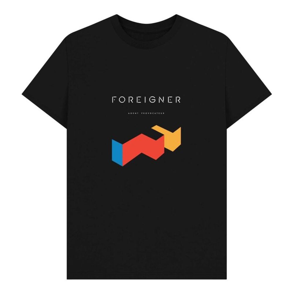 Foreigner Unisex Adult Agent Provocateur T-Shirt / Black